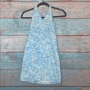 Lilly Pulitzer Halter Dress Girls 10 Blue